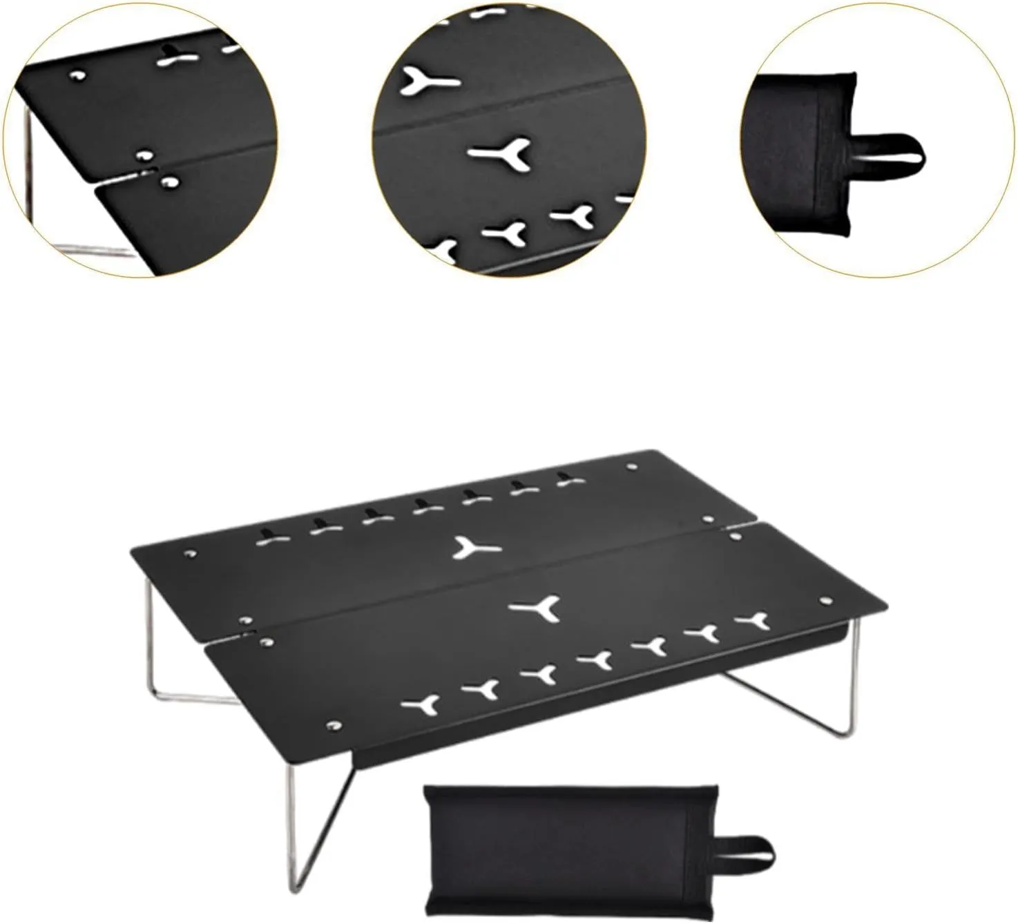 Folding Camping Table Foldable Table Outdoor Table Beach Table for Travel Backyard
