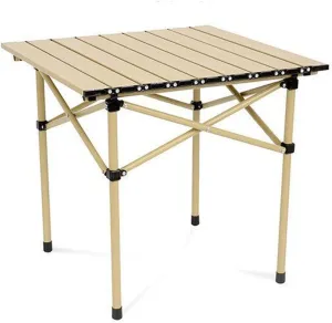 Folding Camping Tables New Outdoor Folding Table Chair Camping Set Aluminium Alloy Egg roll BBQ Picnic Table Waterproof Durable Folding Table Desk