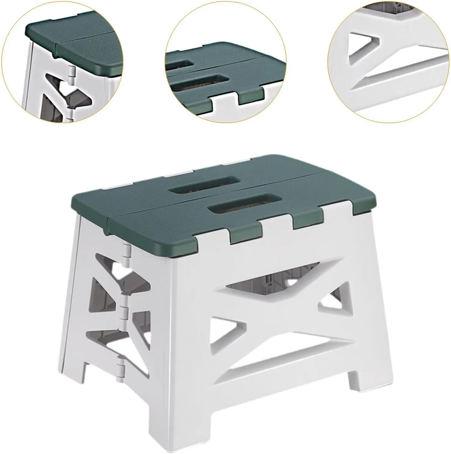 Folding Step Stool Foldable Stool Outside Versatile Camping Chair Outdoor Foldable Stool for BBQ Living Room Picnic