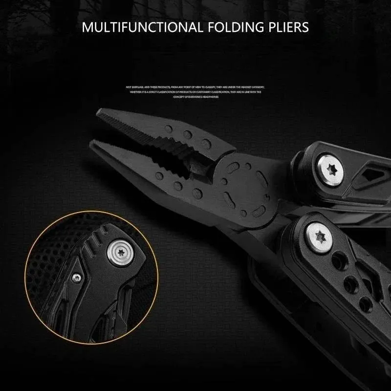 Folding Survival Multi-Tool - Ultimate Outdoor EDC Buckle Tool