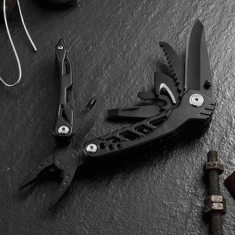Folding Survival Multi-Tool - Ultimate Outdoor EDC Buckle Tool