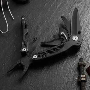 Folding Survival Multi-Tool - Ultimate Outdoor EDC Buckle Tool