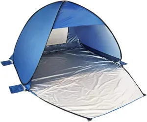 Fully Automatic Quick Opening Tent, Portable Folding, Beach Camping Equipment for 2-3 People, UV Resistant, Mosquito Proof