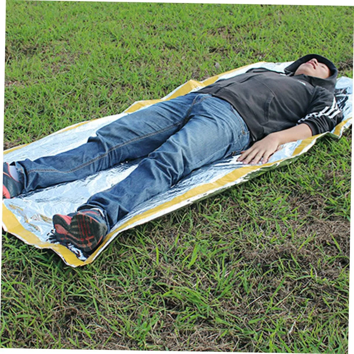 GALPADA First Aid Winter Camping Liners Warm Blanket for Camping Emergency Blankets Cold Waterproof Adults
