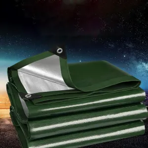 Garden Tarp, PE Tarps Heavy Duty Waterproof, 9 Mil Thick Multi-Purpose Tarp for Covering Items, Placement Under a Camping Tent, Customizable