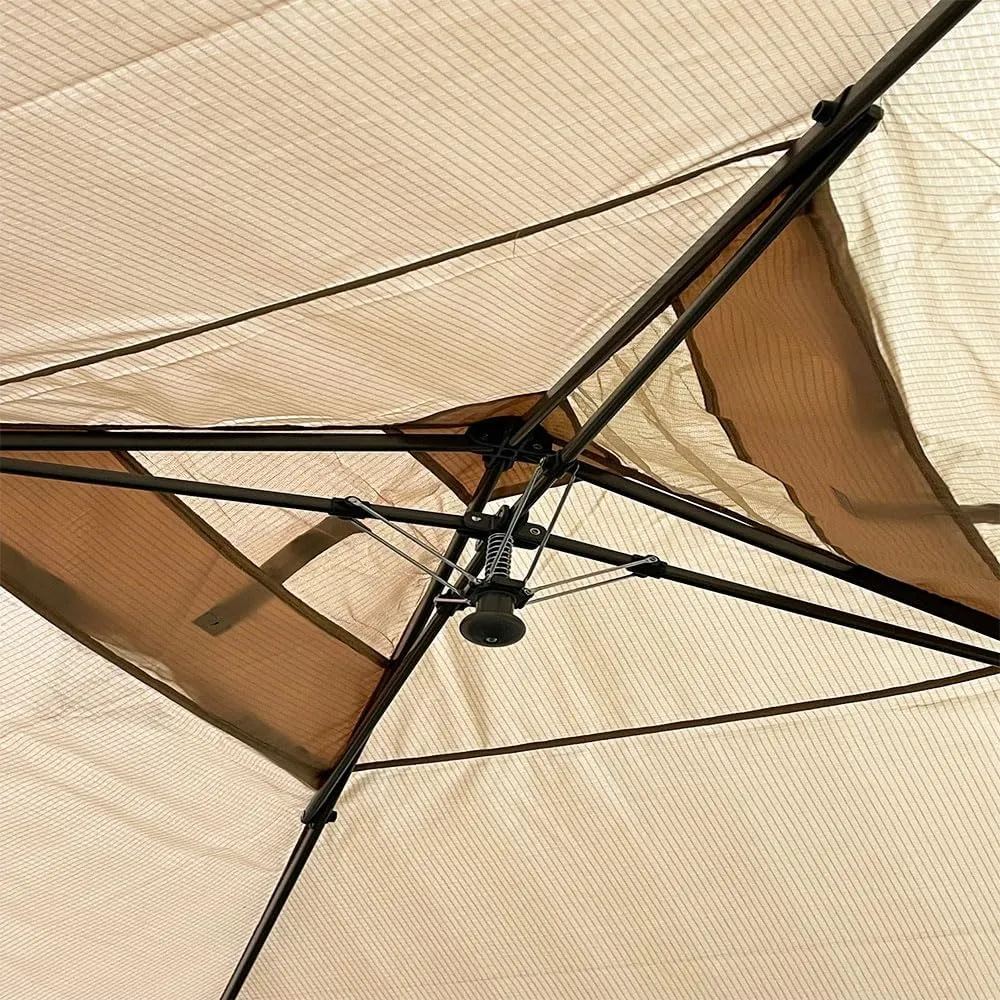Garden Winds Custom Fit Replacement Canopy Top Cover Compatible with Coleman Oasis 1606532, 2156426, 2156428 13x13 Single Tier Tent - Upgraded Performance RIPLOCK 350 Fabric - Slate Gray