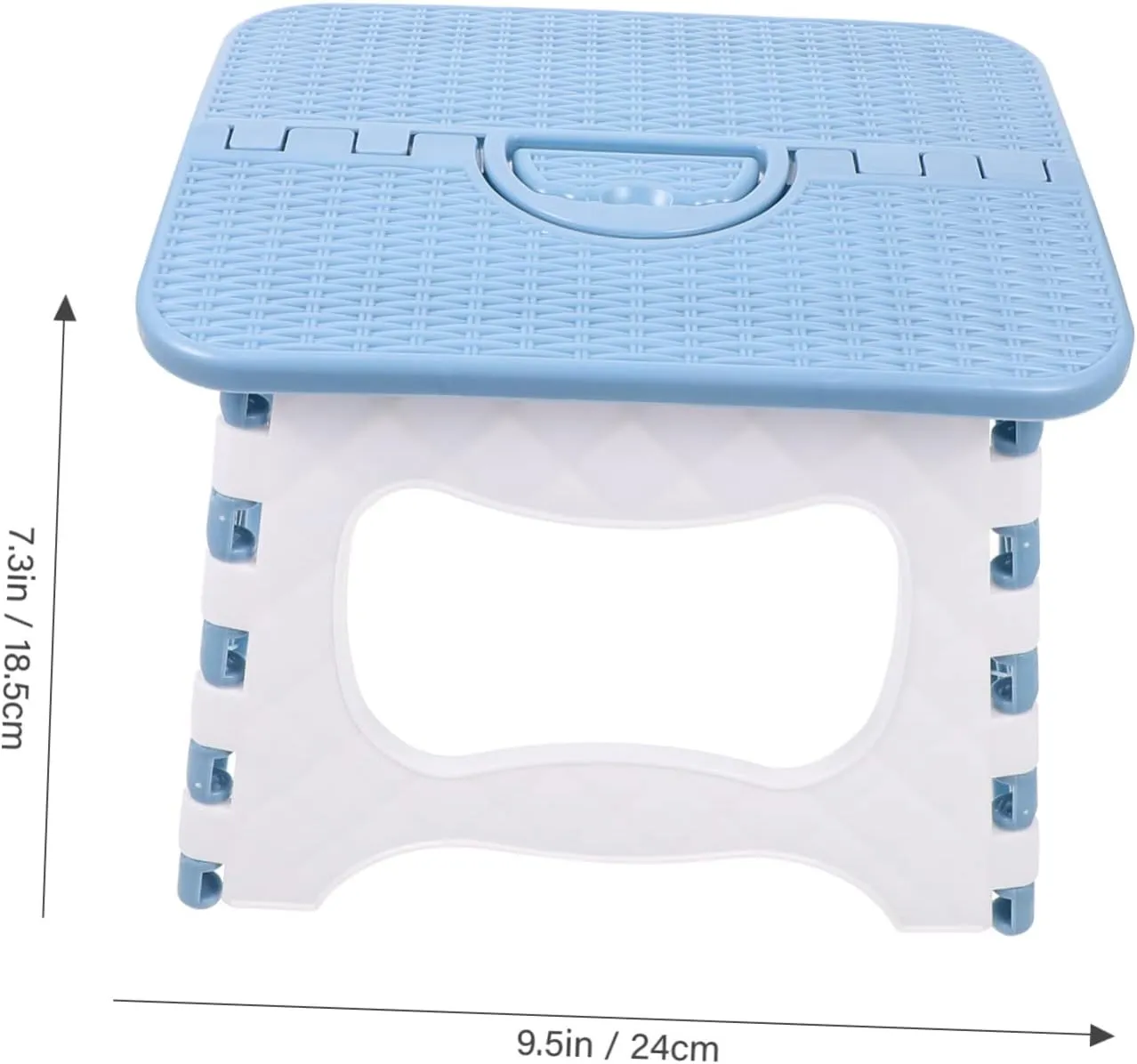 Garneck Folding Camping Stool Multi-Purpose Portable Stool Sturdy Step for Home Office Camping