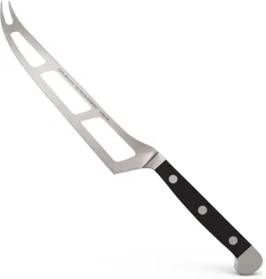 Güde Alpha Series Hand Forged/Serrated Cheese Knife, 6-in - Ice Hardened Steel - Made in Solingen, Germany Since 1910