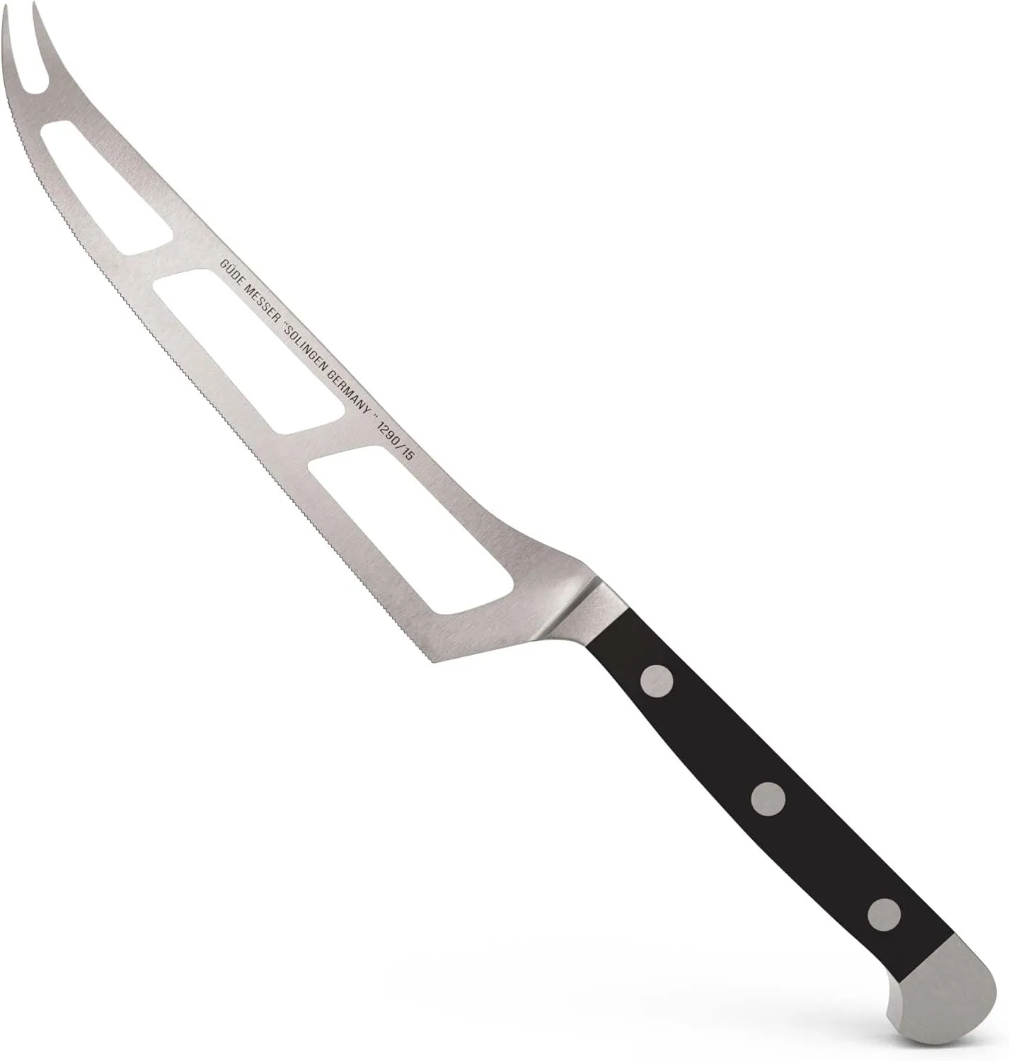 Güde Alpha Series Hand Forged/Serrated Cheese Knife, 6-in - Ice Hardened Steel - Made in Solingen, Germany Since 1910