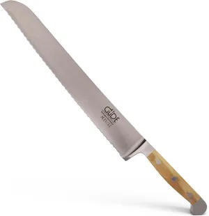 Güde "Franz Series Hand Forged/Serrated Bread Knife, 12 1/2-in - Ice Hardened Steel - Made in Solingen, Germany Since 1910