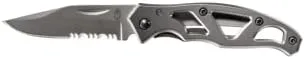 Gerber Gear Paraframe Mini Pocket Knife, 2.2 Inch Serrated Edge Small EDC Folding Knife with Safety Lock for Everyday Carry, Gifts for Men, Stainless Steel