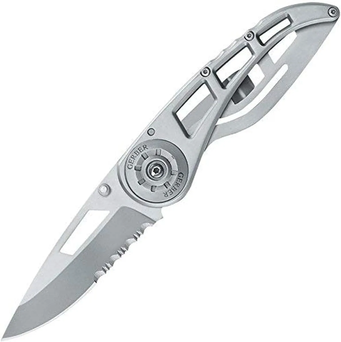 Gerber Gear Ripstop II Knife, Serrated Edge [22-41616],Silver