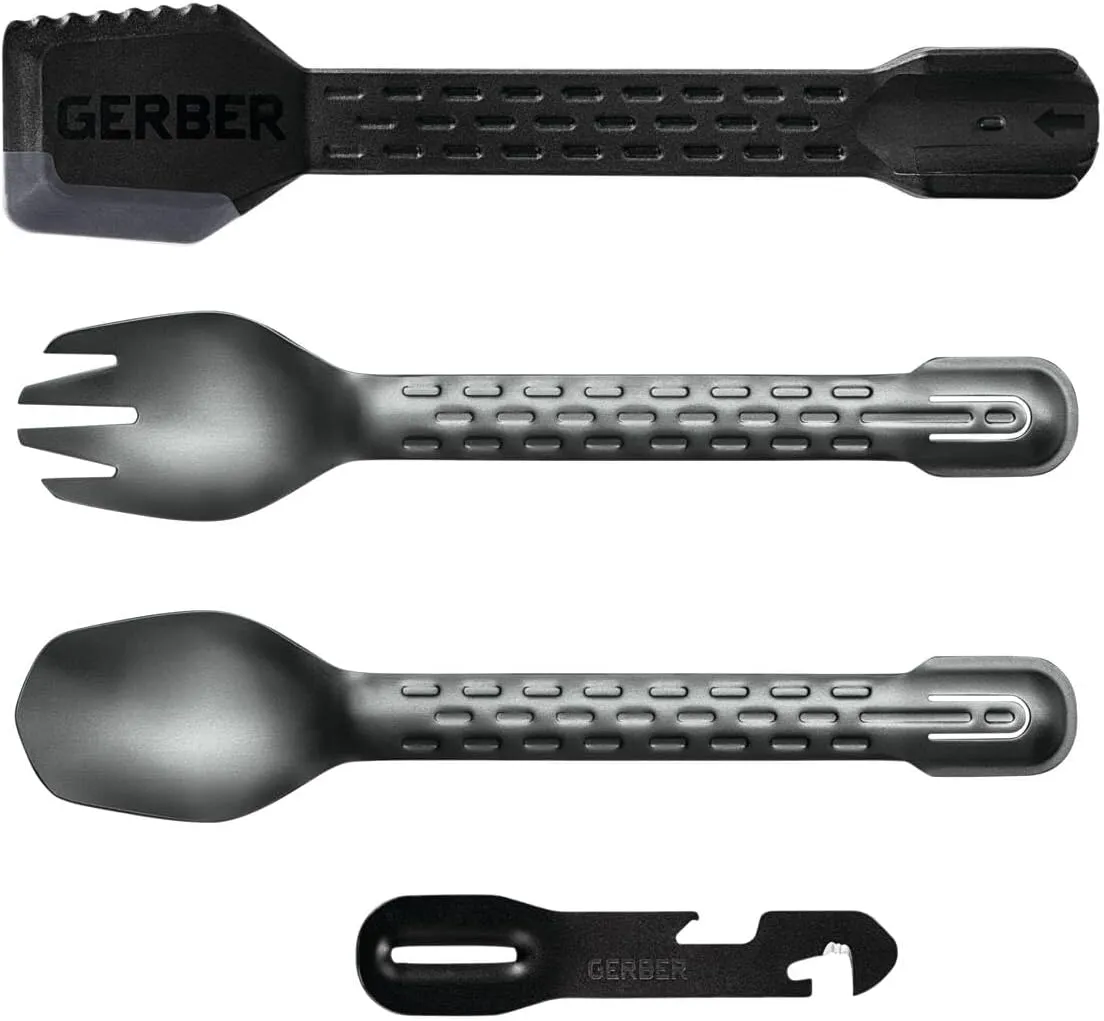 Gerber Multifunctional Flatware, ComplEAT, Black, 31-003464