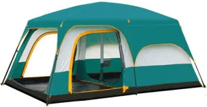GeRRiT Large Camping Tent Travel Double-Layer Tent Waterproof Family Camping Tent Outdoor Camping Tent