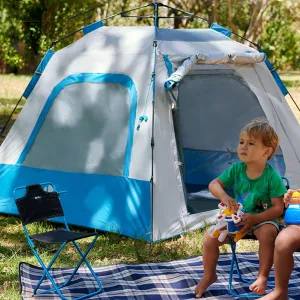 GeRRiT Pop Up Instant TentsFamily Camping TentCamping Tent 3-4 Person Waterproof Automatic Tents for Camping Outdoor Backyard