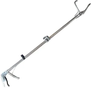 GeRRiT Snake Tongs, 1.5M Foldable Self Lockable Reptile Grabber, Heavy Duty Snake Grabber Snake Catcher Rattle Wide Jaw Handling Tool for Reptile Catcher Tool