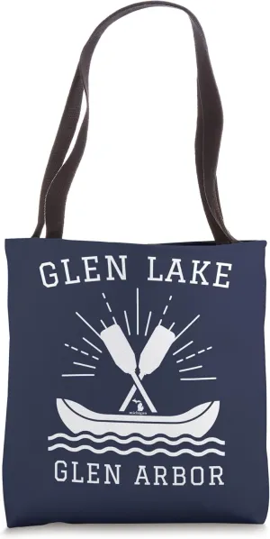 Glen Lake Michigan Michigander Glen Arbor Souvenir Gift MI Tote Bag