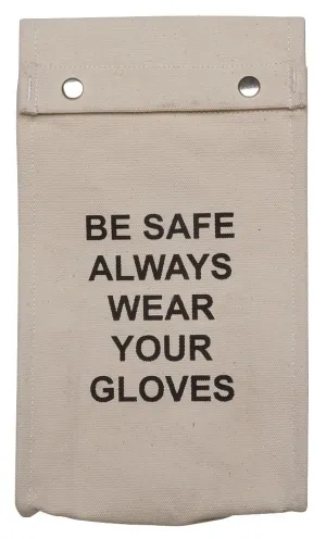 Glove Bag, 14" L, Tan