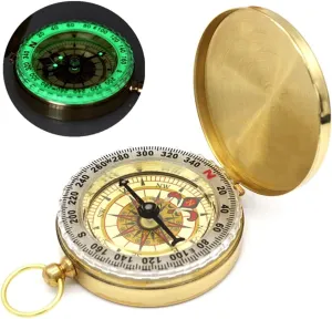 Glow-in-the-Dark Pocket Compass - Outdoor Essential