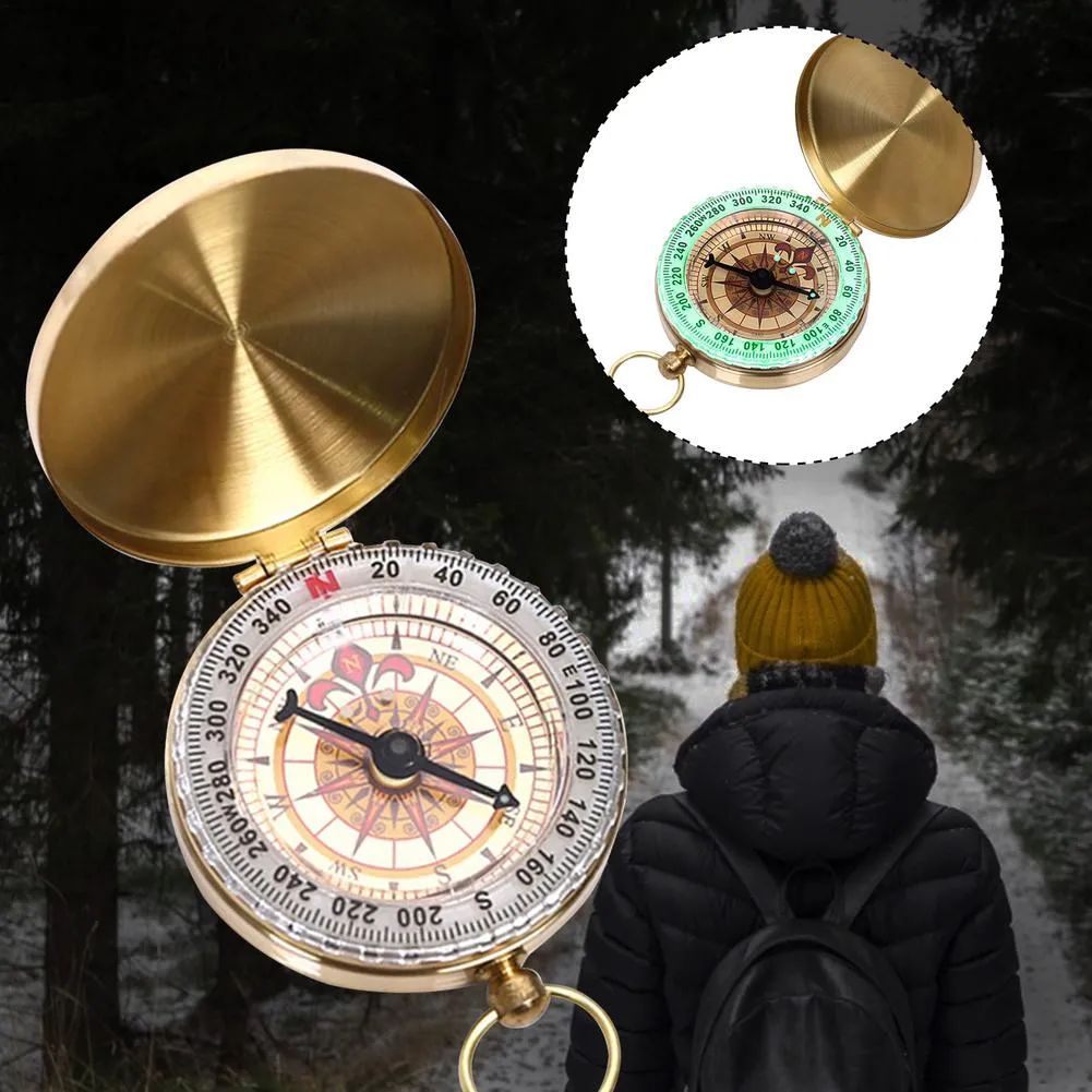 Gold Plated Compass