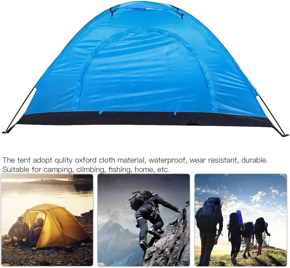 GOTOTOP Single Person Tent 1 Person Camping Backpacking Tent Lightweight Waterproofing for Outdoor Camping Climbing Fishing
