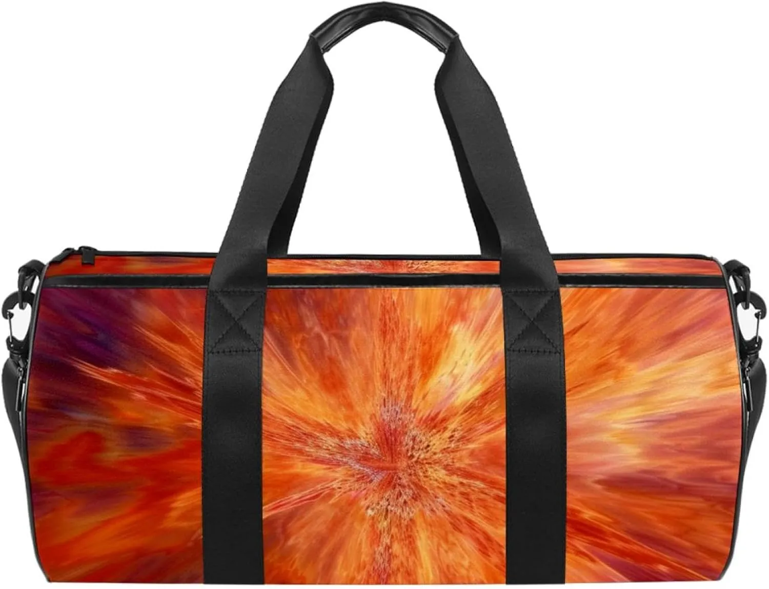 Gym Bag for Women,Small Gym Bag for Men,Visual Sun Sunlight,Overnight Bag