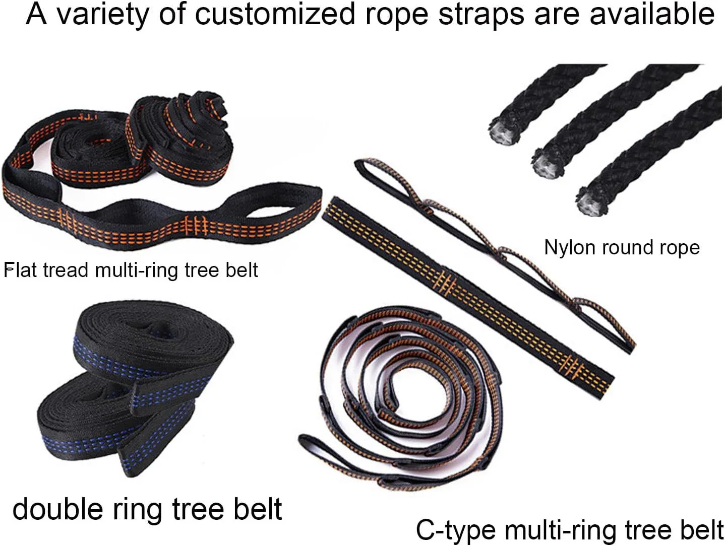 Hammock for Camping Double Hammocks Gear for The Outdoors Backpacking Survival or Travel - Portable Lightweight Parachute Nylon,B