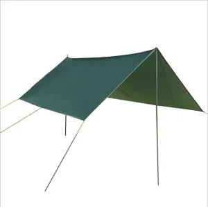 Hammock Rain Fly Tent Tarp, Hammock Tent Tarp Waterproof Camping Shelter Portable Basha Sunshade for Snow Camping Outdoor Travel,Sun Shelter, Pergola Canopy