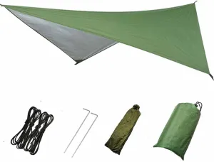Hammock Rain Fly Tent Tarp Waterproof Windproof Camping Shelter Sunshade Portable Beach Sun Shelter Camping Tent for Camping(Color:D)