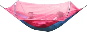 Hammocks Portable Hammock Bed for Double Person Tent Sleeping Hanging Hammock Bed Blocking Mosquito Net Including Hooks Buckle Rope