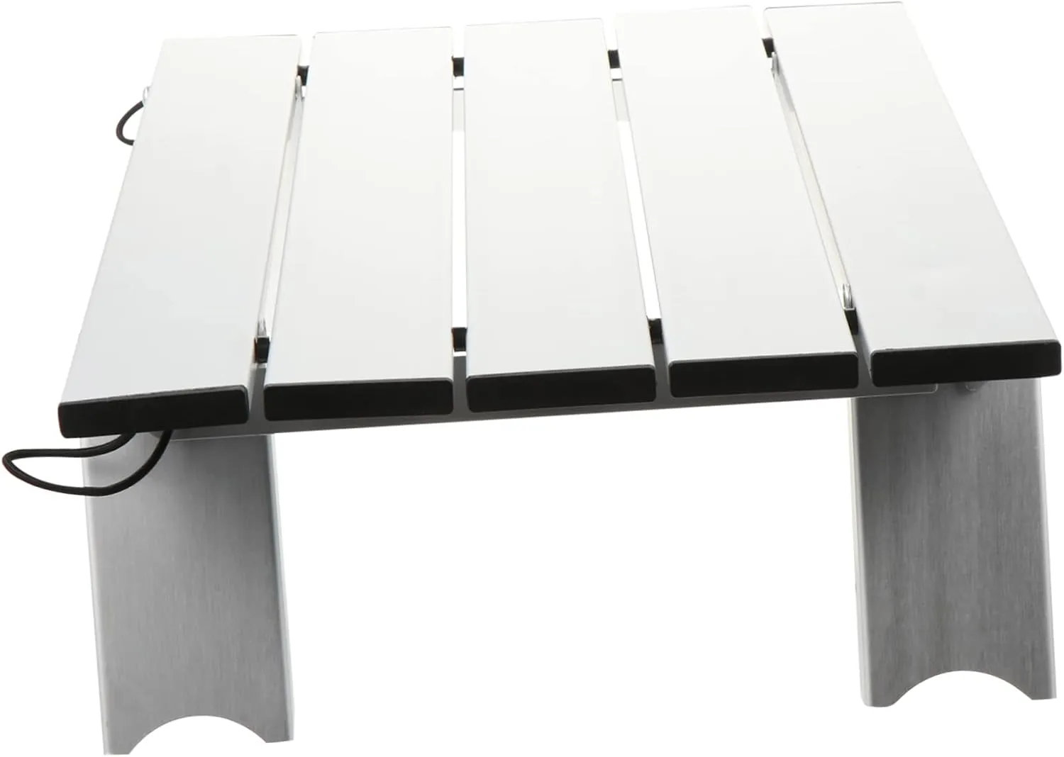 HANABASS Collapsible Picnic Table Lightweight Aluminum Camping Table Easy Fold for Outdoor Use
