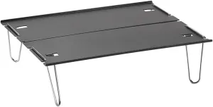HANABASS Foldable Picnic Desk Compact Multi-Purpose Folding Table Aluminum Alloy Portable Outdoor Table