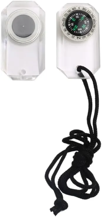 Hang Compass Outdoor Hiking Compass with Glow-in-The-dark Pendant
