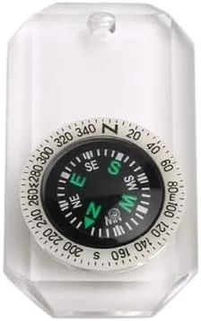 Hang Compass Outdoor Hiking Compass with Glow-in-The-dark Pendant