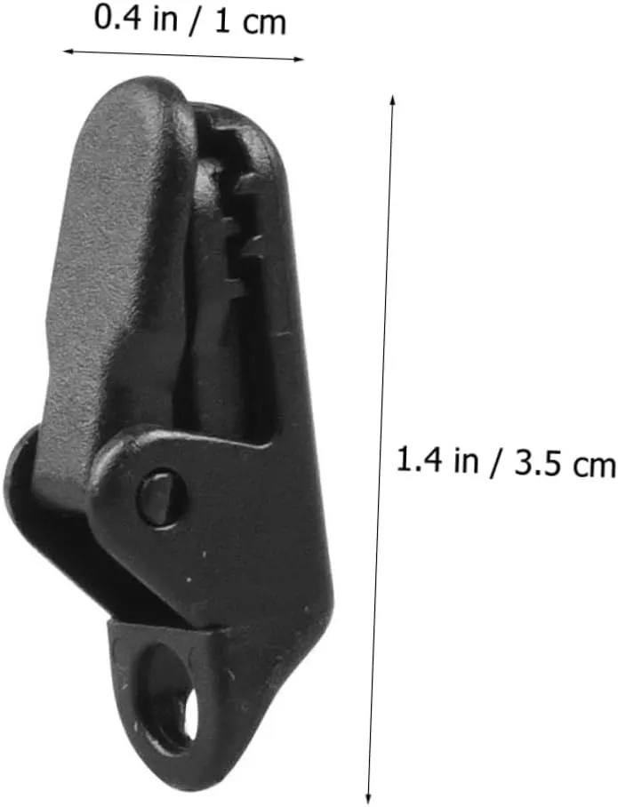 Happyyami 30 Pcs Windproof Tent Clamp Tent Plastic Clip Camping Tent Fastener Clip Outdoor Tent Clamp Outdoor Tent