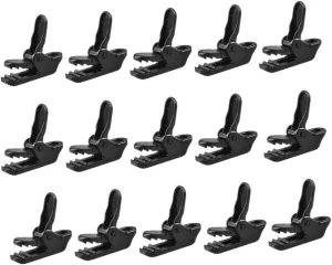 Happyyami 30 Pcs Windproof Tent Clamp Tent Plastic Clip Camping Tent Fastener Clip Outdoor Tent Clamp Outdoor Tent