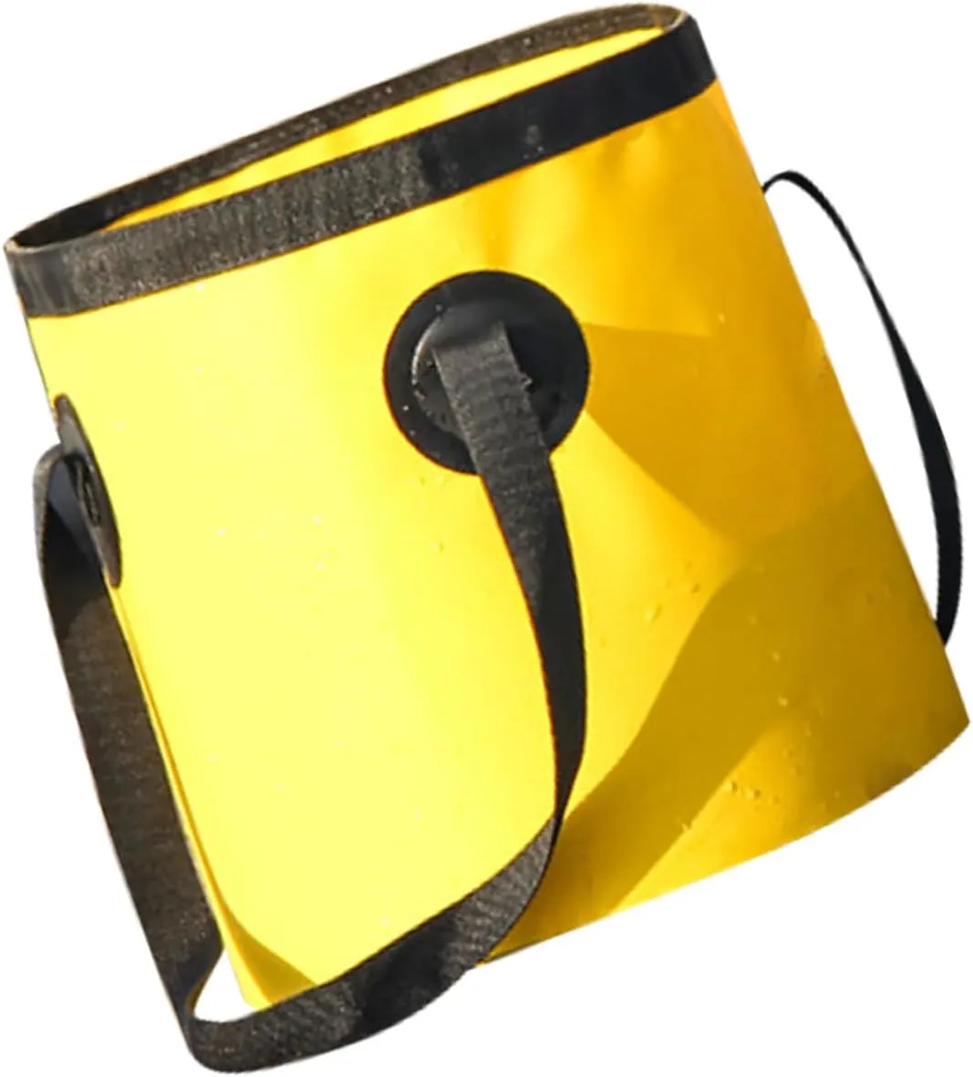 Happyyami Collapsible Laundry Tub Folding Basin Camping Water Bucket Portable Camping Bucket Polyester Pvc Material