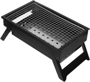 Happyyami Folding Bbq Grill Compact Outdoor Grill for Camping Portable Bbq for Travel Stainless Steel Multi-function
