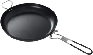 Happyyami Outdoor Camping Essentials Non-Stick Frying Pan Folding Cooking Pot Compact Iron Saucep