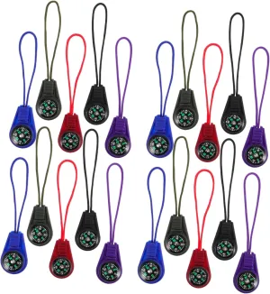 Happyyami Outdoor Compass Keychain 50pcs Lanyard Compasses Portable and Accurate for Hiking Camping and Traveling