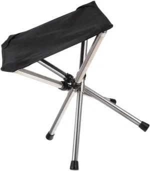 Happyyami Tall Folding Stool Padded Camping Chair Portable Outdoor Stool Folding Design