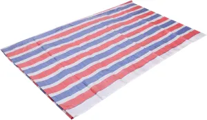 Happyyami Tarp for Camping Beach Tarp Protective Tent Odorless Tarp Safe Tarp Windproof Tarp Tarps Tents Big Tarp Landscape Tarp Water Proof Color Striped Cloth Poncho Tarpaulin Gabe PVC
