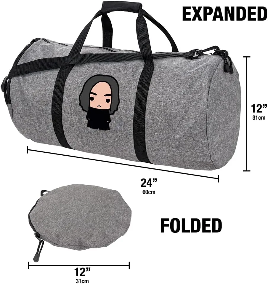 Harry Potter Snape Cute Chibi Character Lightweight Duffel Bag for Sports and Gym Packable for Travel