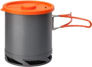 Heat Exchange Pot Foldable Cooking Pot with Mesh Bag Outdoor Camping Cookware