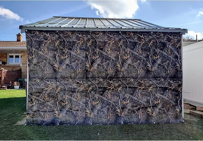 Heavy Duty 9 Mil Tarp Cover Waterproof UV Resistant Tarpaulin Used for Outdoor, Hunting, Camping, Backpacking, Canopy Tent, Ground Tarp, Cover Boat, Motorcycles, Roofs, Wood