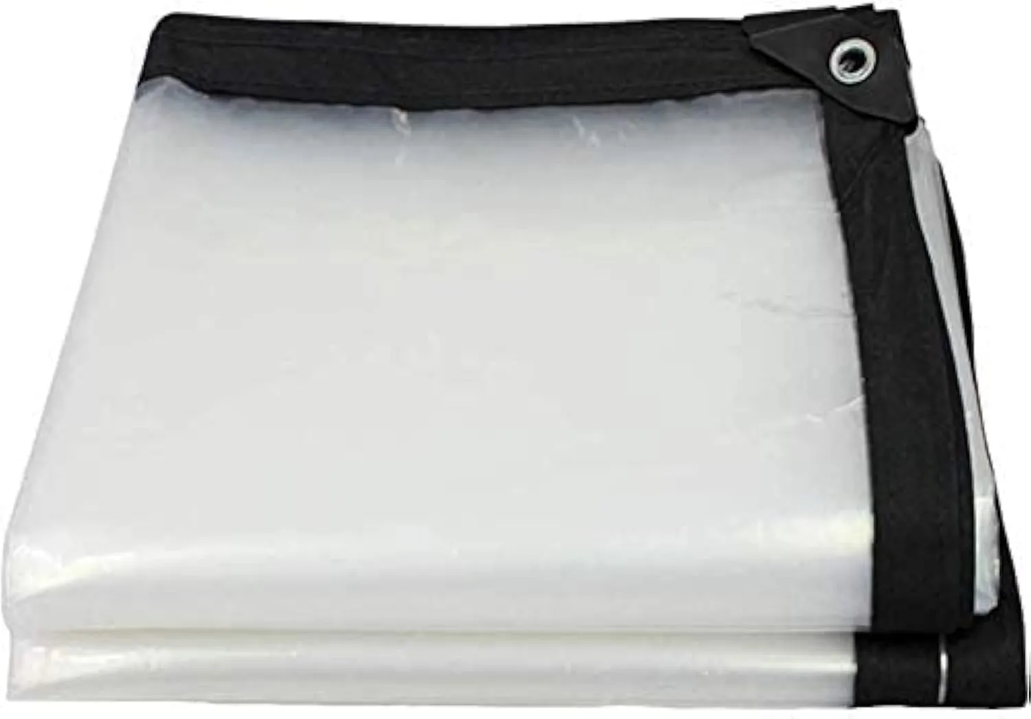 Heavy Duty Clear Tarp Cover 8x10, 2pcs