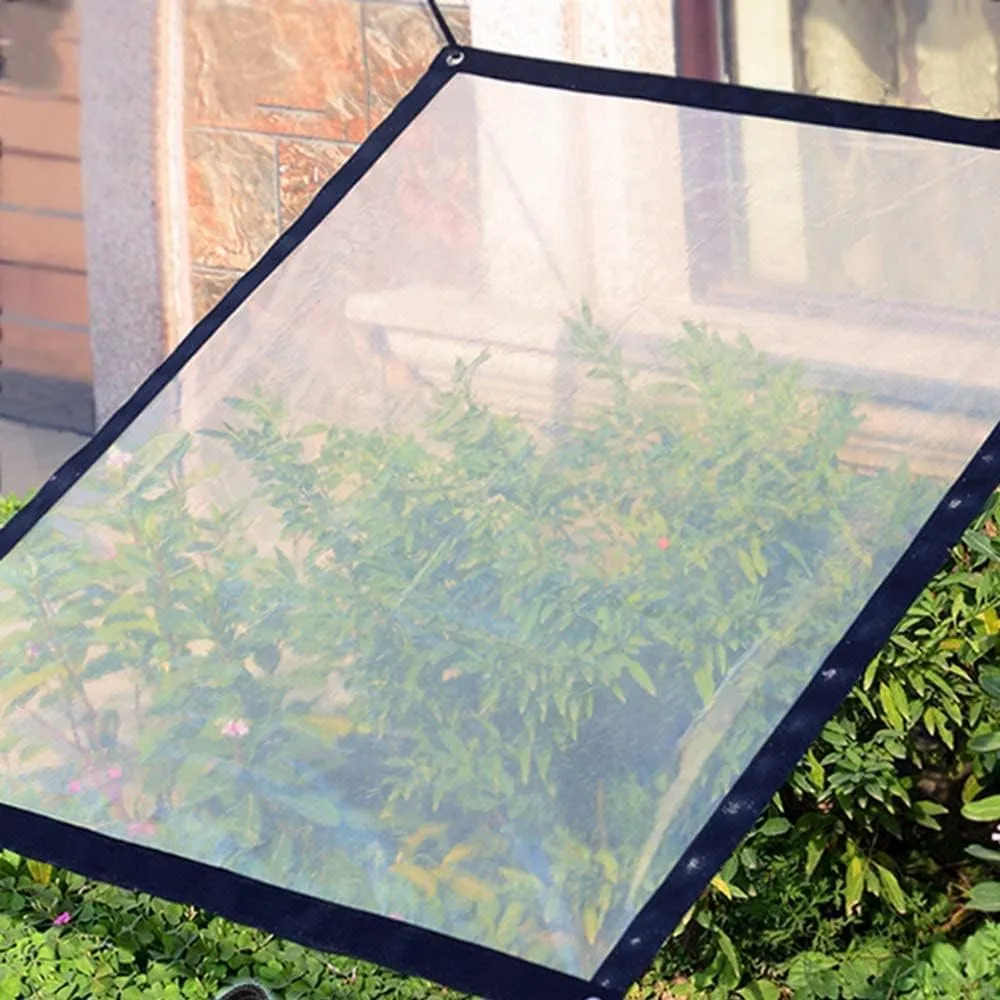 Heavy Duty Clear Tarp Cover 8x10, 2pcs