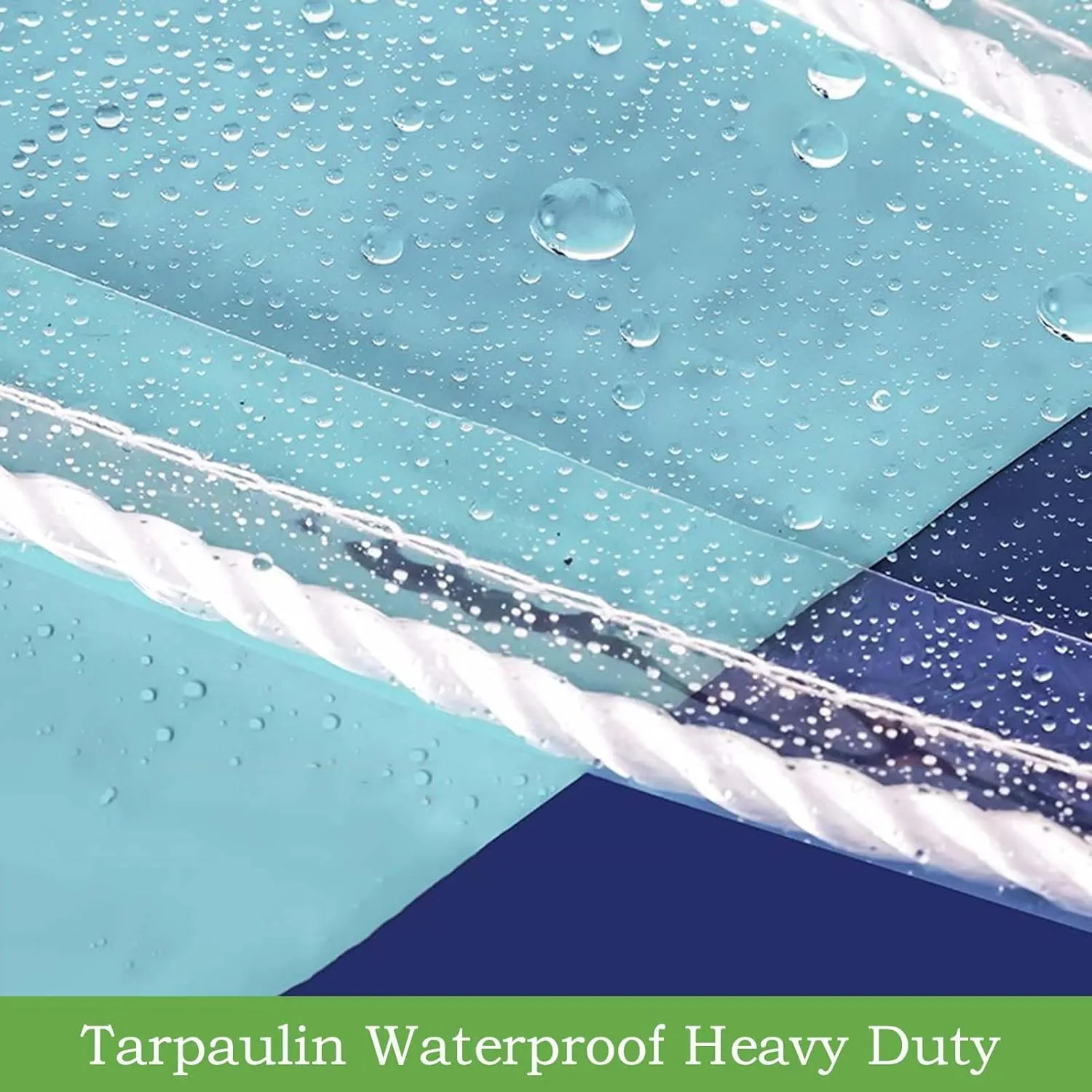 Heavy Duty Clear Vinyl PVC Waterproof Tarps 3.0x4.9ft, Tarp Thick Transparent Tarpaulin with Grommets, Tarp Cover for Greenhouse Balcony Garden