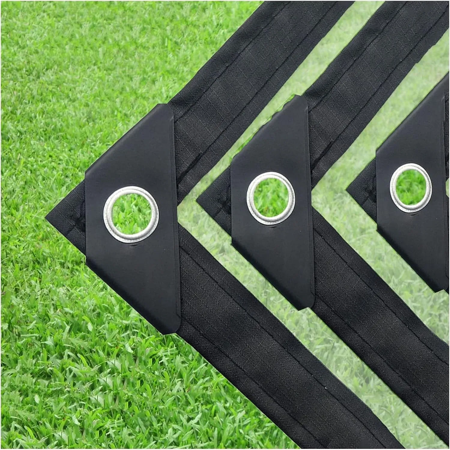 Heavy Duty Dustproof Rainproof Tarpaulin, 130g/m² Waterproof Multi-Purpose Tarp Emergency Rain Shelter Anti-Aging Clear Cover Tarpaulin Sheet for Outdoor Camping(6.6'x11.6'/2x3.5m)