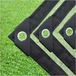 Heavy Duty Dustproof Rainproof Tarpaulin, 130g/m² Waterproof Multi-Purpose Tarp Emergency Rain Shelter Anti-Aging Clear Cover Tarpaulin Sheet for Outdoor Camping(6.6'x11.6'/2x3.5m)